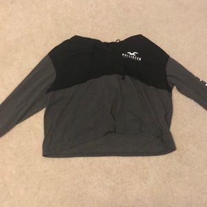 two tone hollister long sleeve shirt